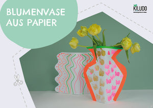 Bastelanleitung Papiervase