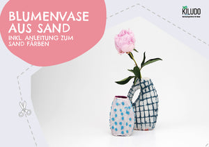 Bastelanleitung Sandvase